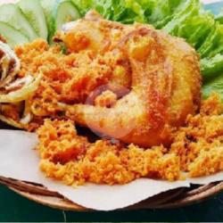 Nasi Ayam Kriuk Teh Es