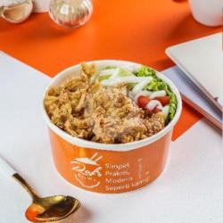 Chicken Crispy Rice Bowl ( Regular/tanpa Telur )