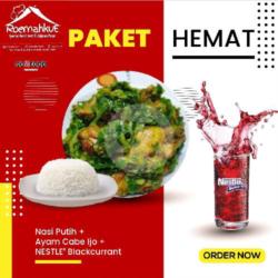 Nasi Putih   Ayam Cabe Ijo   Nestle Blackcurrant