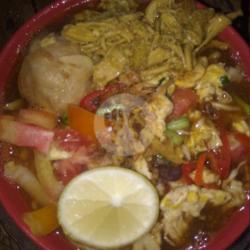 Mie Tek Tek Bakso, Telor, Ayam