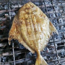 Ikan Bawal Hitam Bakar