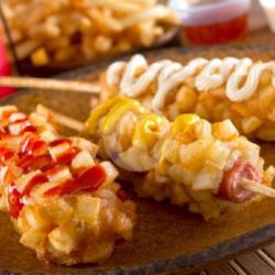 Corndog Sosis Kentang Mozarella