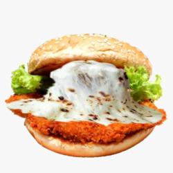 Mozarella Chicken Burger