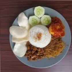 Nasi Uduk  Sayur Telor Bulat