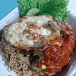 Ayam Geprek   Nasi   Mie   Telor Ceplok