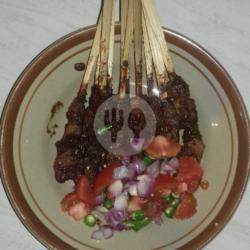 Sate Kambing   Lontong Bumbu Kecap