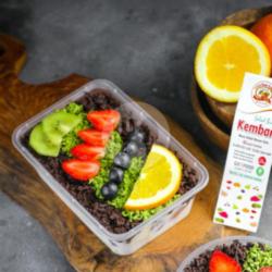 Salad Buah Toping Mix Coklat    Greentea X- Tra Large