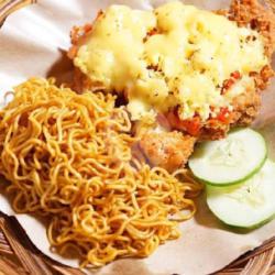 Mie Ayam Geprek Mozarella