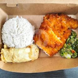 Nasi Ayam Katsu Sambal Ijo