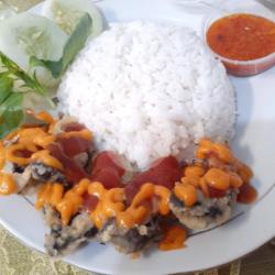 Steak Rusa Krispi Mayonais Pedas