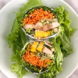 Corn Salad Wraps