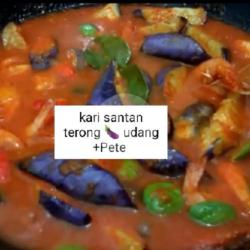 Kari Santan Terong Udang,pete Tanpa Nasi