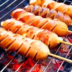 Sosis Bakar Keju Sedang (per Tusuk)