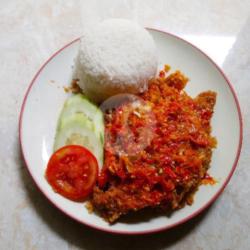 Paket Ayam Geprek Sambal Bawang  1 Nasi Lalapan