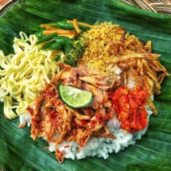 Nasi Jinggo Ayam Sere Lemo Bungkus Kotak (porsi Medium)