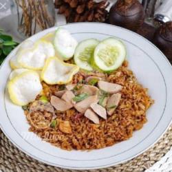 Nasi Goreng Potongan Bakso  Ayam Suwir