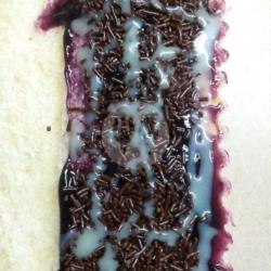 Roti Bakar Bluebery Coklat Campur