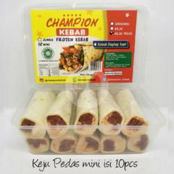 Kebab Frozen Sapi Keju Pedas Mini 10 Pcs