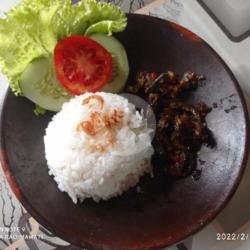 Nasi Sambal Belut   Lalapan