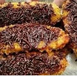 Pisang Krispi Coklat Mises Susu