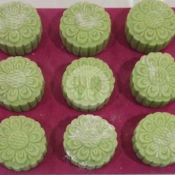 Moncake Snow Skin, Kacang Hijau Pandan Telor