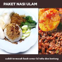 Nasi Ulam   Telur Balado   Orek Tempe