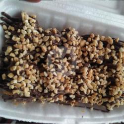 Pisang Pasir Crispy Toping Chocolate Kacang