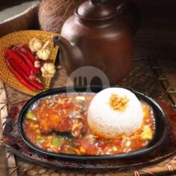 Nasi Putih Ayam Hot Plate G Josa