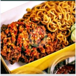 Mie Geprek Ayam Sambal Korek