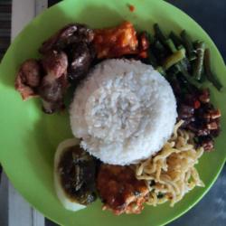 Nasi Campur Lauk Hati Ampla Goreng