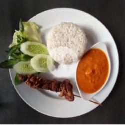 Nasi Lalapan Ati Ampela Bakar Tempe