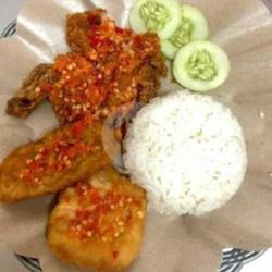 Nasi Tahu/tempe, Terong Goreng Sambal Pisah