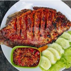 Nasi Ikan Benggol Bakar