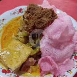 Ketupat Sayur Komplit (rendang   Telor   Tahu   Perkedel)