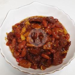 Tumis Daging Kacang Merah Pedas