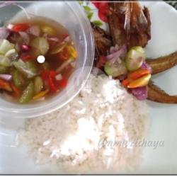 Paket Nasi Cacapan Ikan Asin Telang