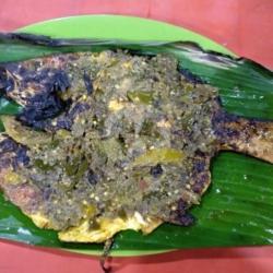 Ikan Kwe Bakar Cabe Ijo