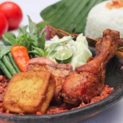 Nasi Cobek Tahu Tempe Ayam