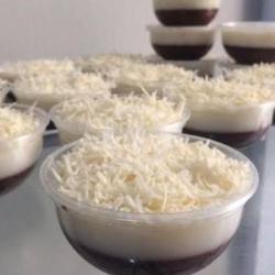 Puding Coklat Vanila Keju