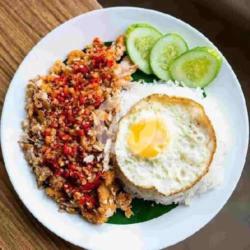 Nasi Telur Ayam Geprek