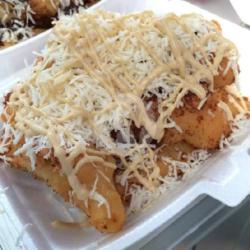 Pisang Keju Tiramisu Crunchy