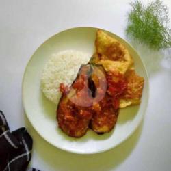 Nasi Geprek Tempe Telur