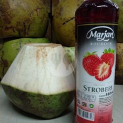 Es Kelapa Strawberry