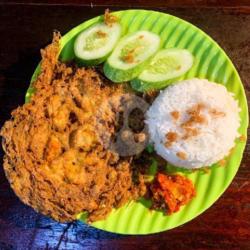 Nasi   Telor Crispy Geprek