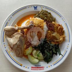 Nasi Rames Ayam Pop