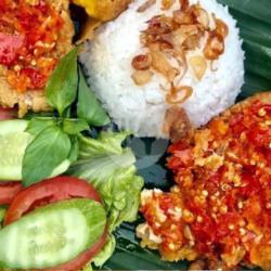 Ayam Goreng Sambel Geprek   Nasi