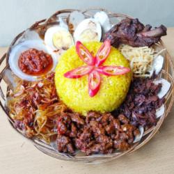 Nasi Kuning Cakalang Double