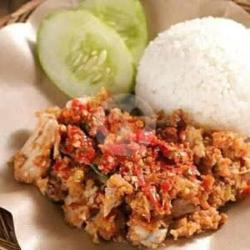 Nasi Chicken Geprek Paha Atas