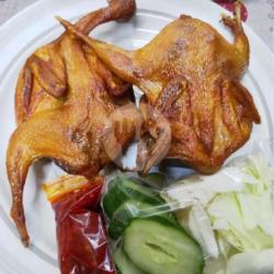 Burung Dara Goreng Tanpa Nasi Sambal Lalapan