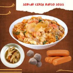 Seblak Ceker, Sosis, Bakso